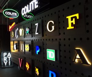 Our Signature LED room is where we showcase and evaluate our different letter sets, illumination options and more.